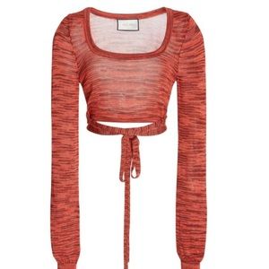 Alexis Loli Space-Dyed Knit Crop Top